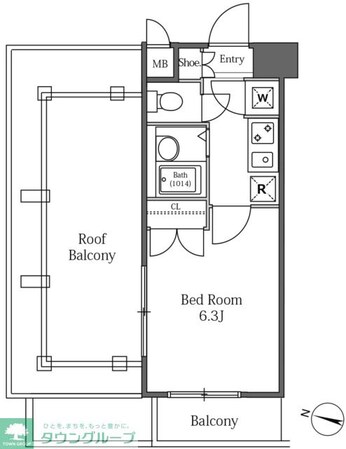 LaSante広尾の物件間取画像